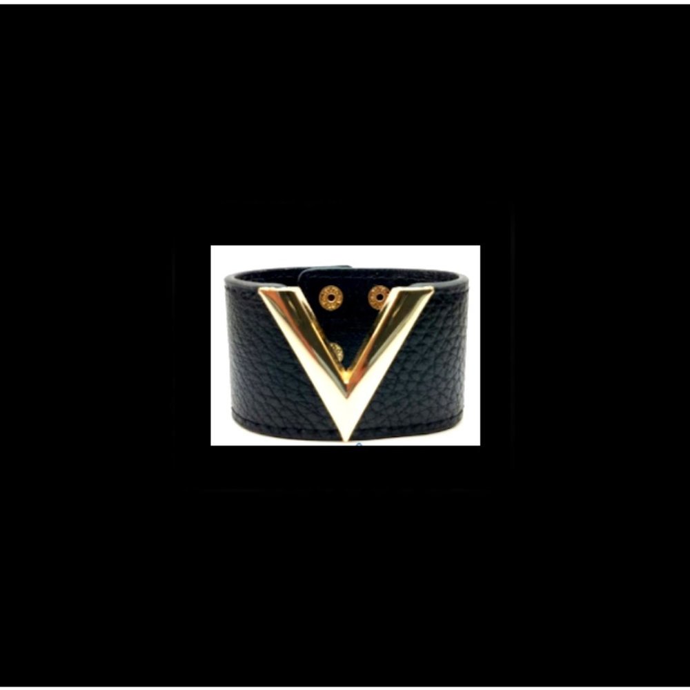 Rear & Unique New Versus "V" Wrist Bracelet, Made in Italy